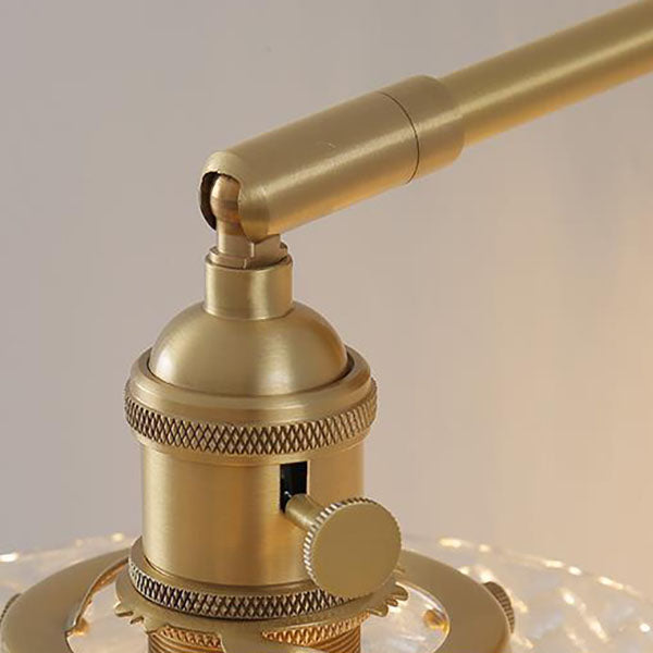Hjemix | Nordisk Minimalistisk Kreativ Messing Sylinder 1-Lys Vegglampe