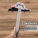 Hjemix | Ultra Precision Markeringslinjal Firkant T Type Trearbeids Skrapeverktøy Måleverktøy