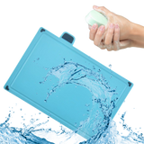 Sett med 4 skjærebrett med holder