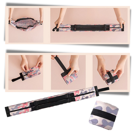 Sammenleggbar vanntett handlepose