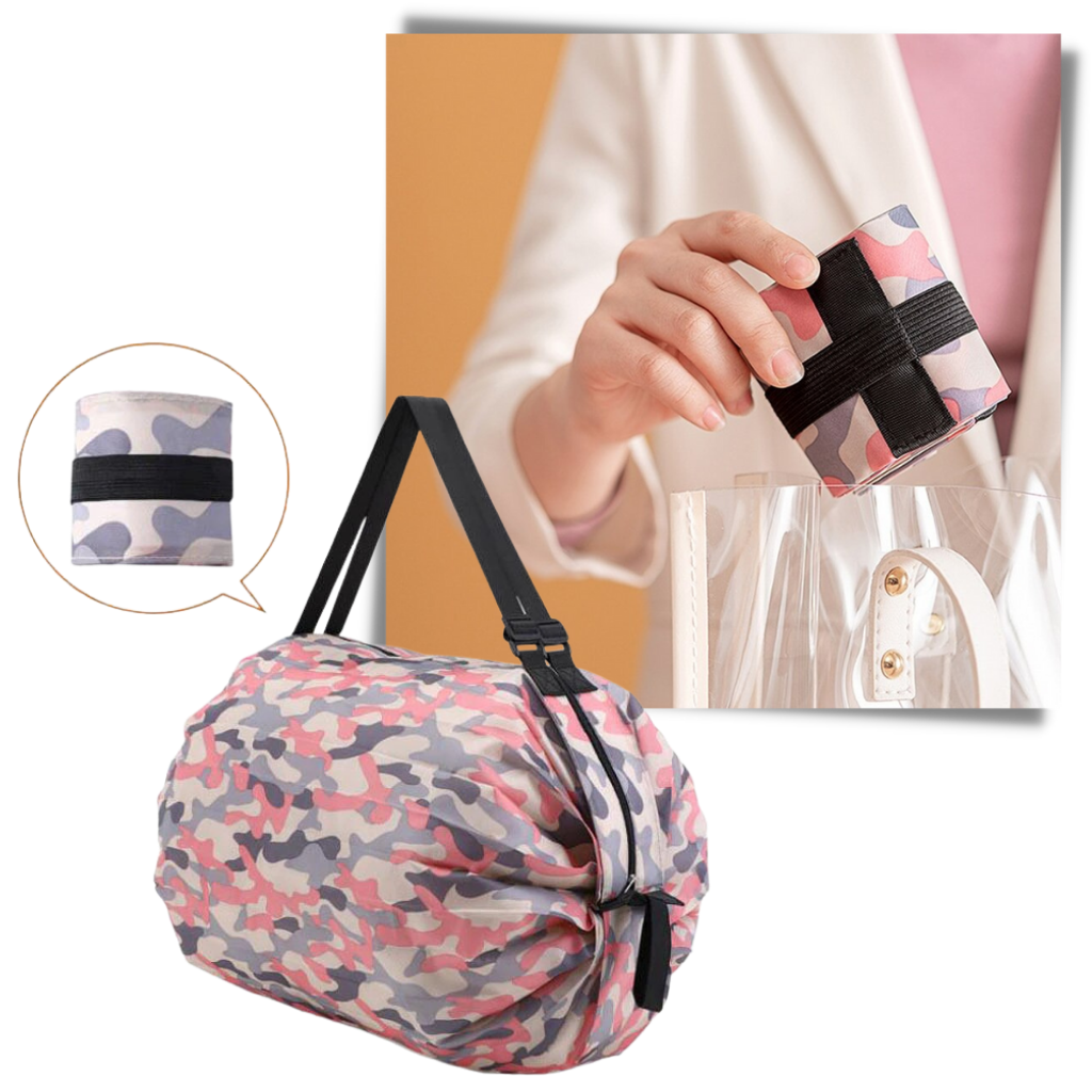 Sammenleggbar vanntett handlepose