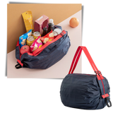 Sammenleggbar vanntett handlepose