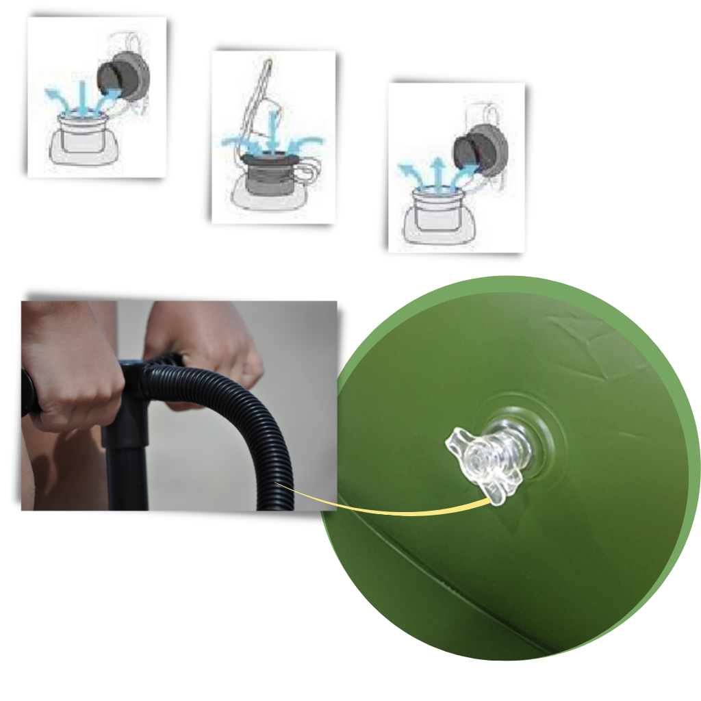 Oppblåsbar flytende tanks