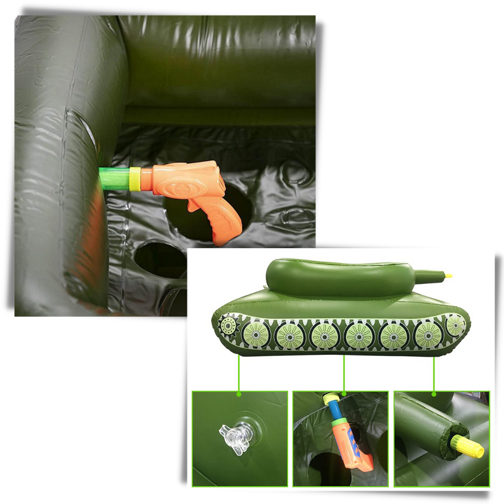 Oppblåsbar flytende tanks