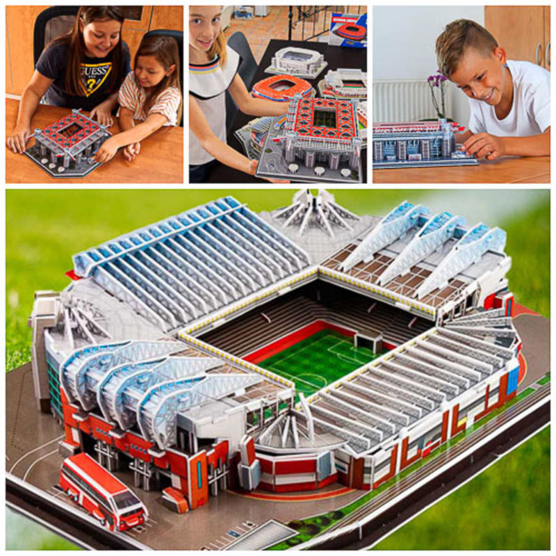 Hjemix | 3D Puslespill Fotballstadion