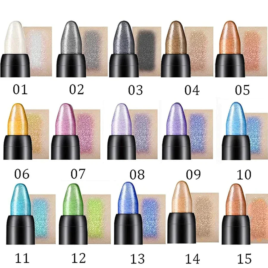 Hjemix | 15 Farge Highlighter Øyeskygge Stick