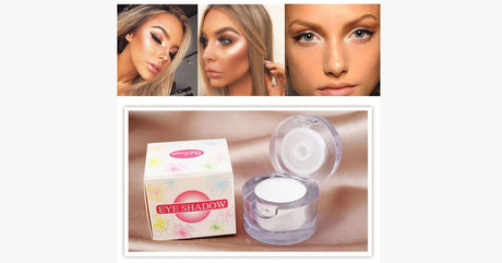 Hjemix | Pigmentert Hvit Vanntett og Langvarig Glassert Highlighter - Glir Forsiktig Over Huden Din og Gir Deg et Skarpt Utseende!