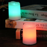 Hjemix | Fjernkontroll Fargerik Elektronisk Stearinlys