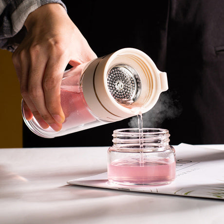 Hjemix teinfuser i krystallklart glass