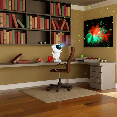 Hjemix | Astronaut Galaxy Prosjektor Flere Moduser Galaxy Nattlys med Fjernkontroll