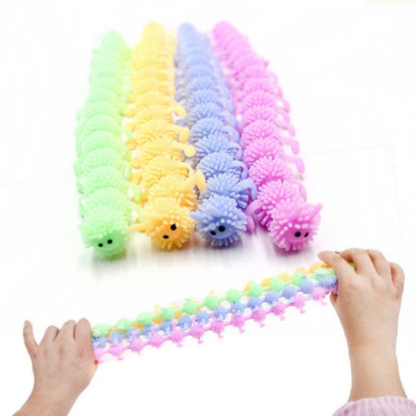 Hjemix | 16 Knots Caterpillar Stress Relief Toy