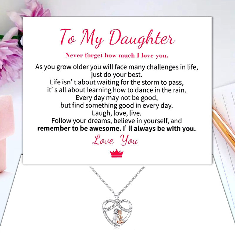 Hjemix | Elsker deg for alltid hjerte halskjede