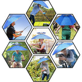 Hjemix | Outdoor Dobbel-Lag Regn Paraply Hatt