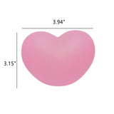 Hjemix | LuvSphere Silikon LED Nattlys | Hjerteformet Design | Bordlampe | Varm Stemningslys | Dekorativ