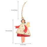 Hjemix | Retro Jern Kunst Juleengel Dekorasjon