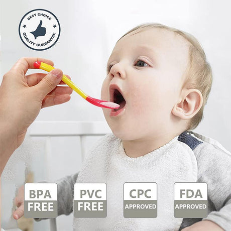 Hjemix | Silikon varmesensitive skjeer for babyer