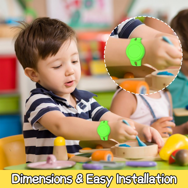 Hjemix | Barnvannsavstøtende silikon anti-tap klokke