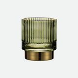 Hjemix | Elise Gullfolie Glass Makeup Halter & Organizer