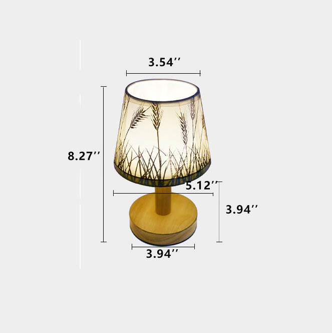 Hjemix | Vintage Lin Futteral 1-Lys LED Bordlampe