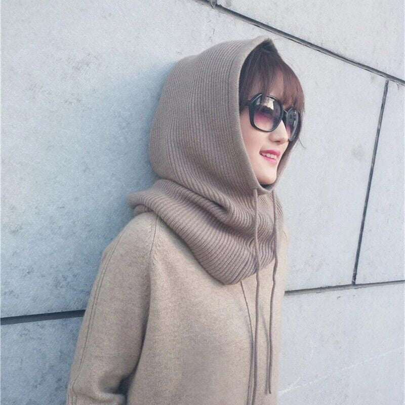 Hjemix | Strikket skjerf ørebeskyttelse varm lue