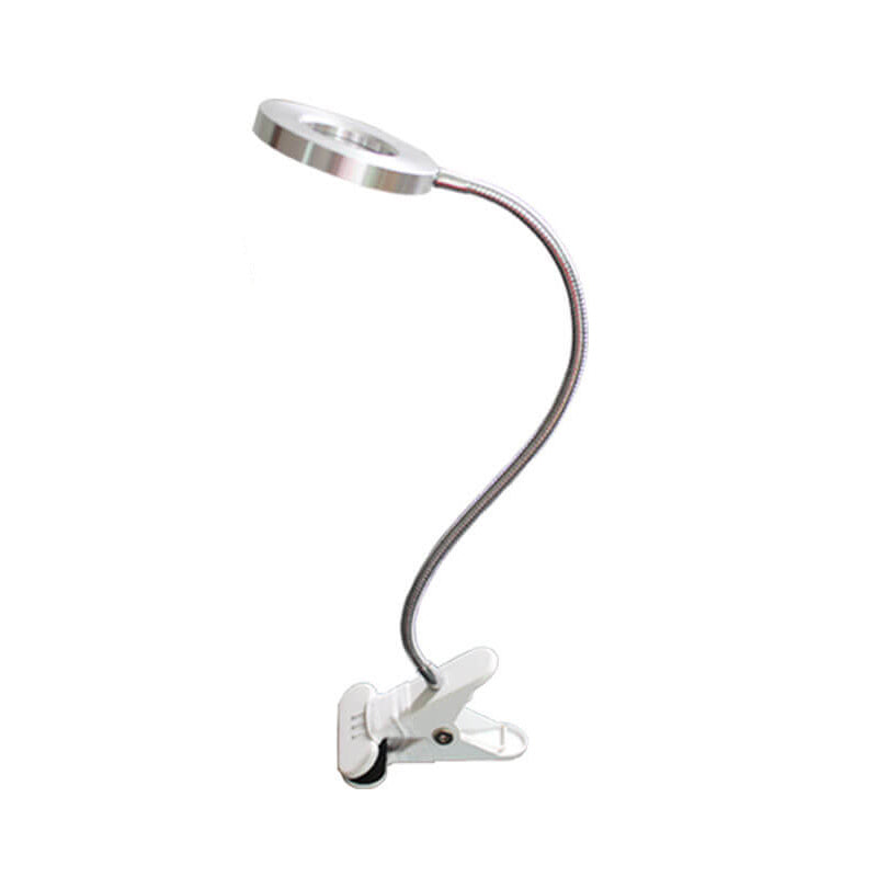 Hjemix | Kreativ enkel USB bukseknapp LED lese klipp skrivebord lampe