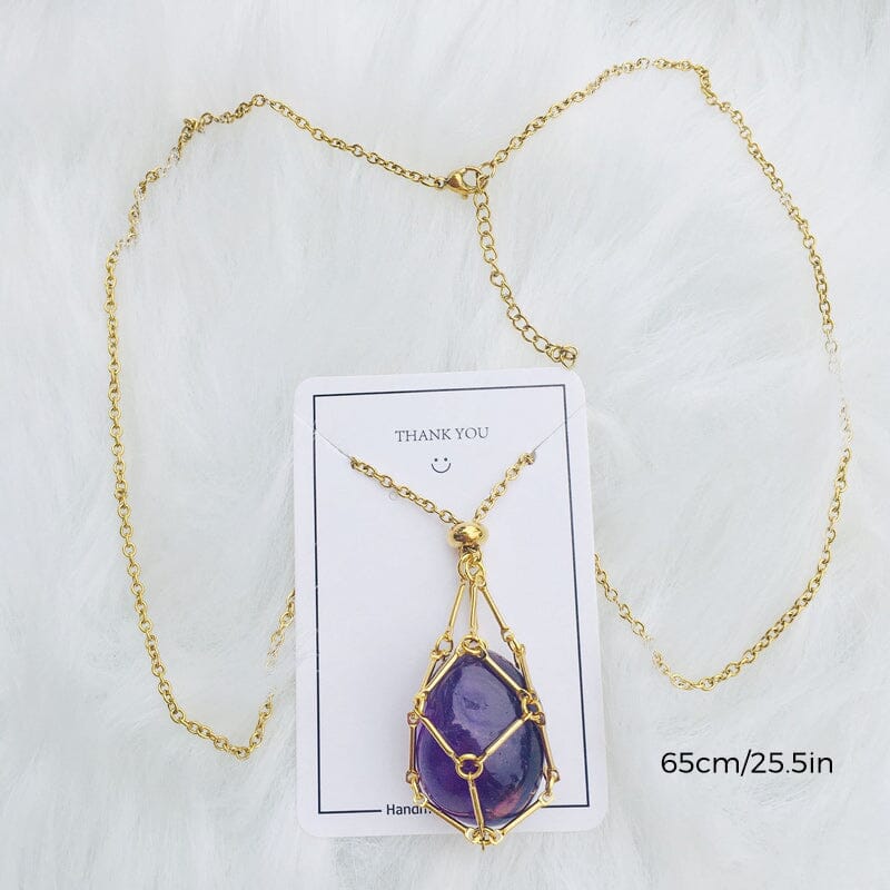 Hjemix | Krystallstein Choker Halskjede