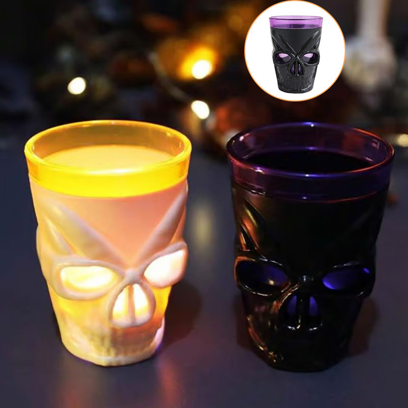 Hjemix | LED Hodeskalle Vinglass 12 PCS