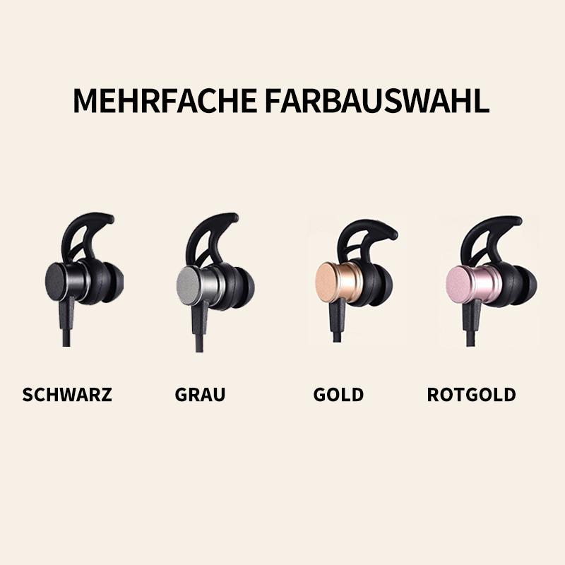 Hjemix | Bluetooth-Hodetelefoner, Stereo In-Ear Hodetelefoner, Sikker Passform For Sport, Treningssenter, Reise (Vanntett, Støyreduserende Mikrofon)