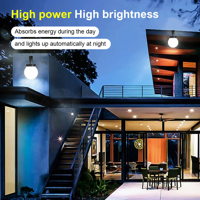 Hjemix | Solar Vegg Sphere Lys (2 deler)