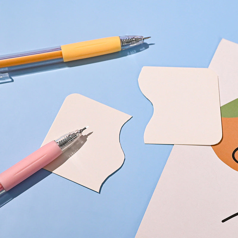 Hjemix | Morandi Cartoon Pattern Student Universal Knife Pen