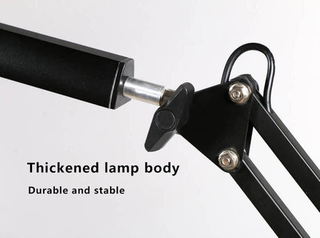 Hjemix | LED Foldbar Lang Arm Klips Øyevern USB Leselampe