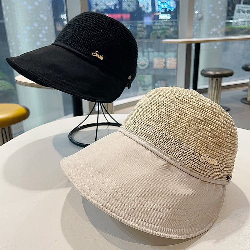 Hjemix | Kvinne solhatt med bred skygge