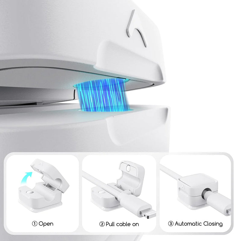 Hjemix | Magnetisk Kabelorganisator Oppbevaringsholder