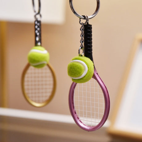 Hjemix | Mini tennisracket nøkkelring