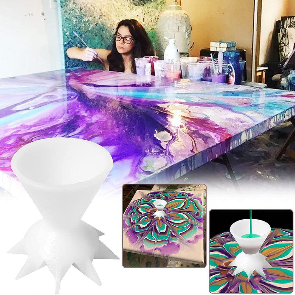 Hjemix | Pouring Colors Flower Split Art Cup