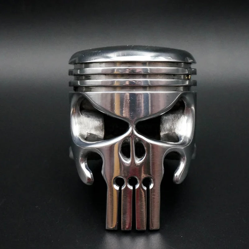 Hjemix | Piston Art Skull Nøkkelring