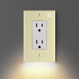 Hjemix | Outlet veggplate med LED nattlys