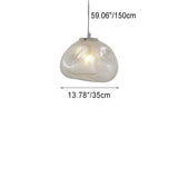 Hjemix | CloudNova Glass Pendant Light | Modern Design | Unique Cloud Look | Ambient Lighting