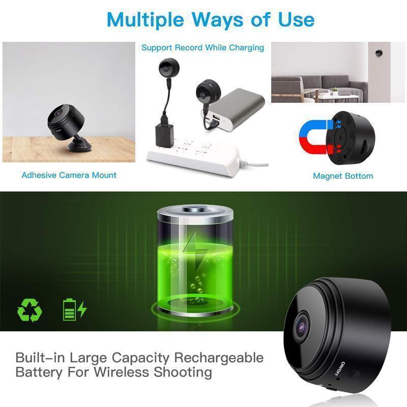 Hjemix | 1080p magnetisk WiFi mini kamera-RV tilhenger bakoverkamera