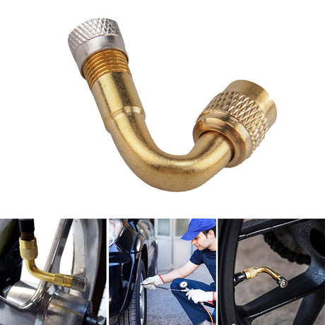 Hjemix | Universal dekkventilforlengelsesadapter for bil, sykkel, motorsykkel, scooter