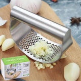 Hjemix | Manuell Hvitløkspresse laget av Rustfritt Stål