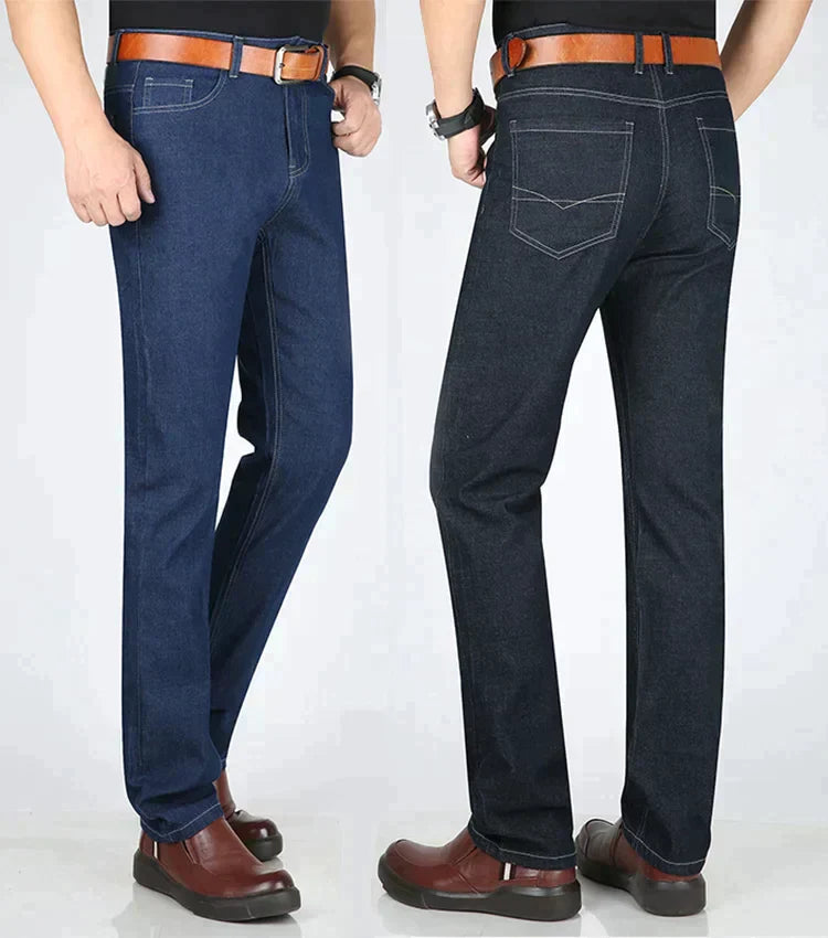 Hjemix | Mulberry Silke Høy Elastisk Jeans
