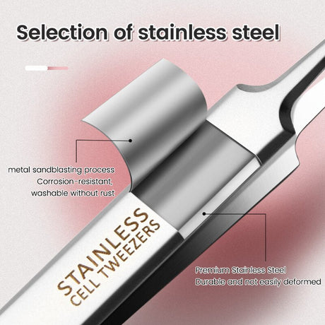 Hjemix | Ultra-fine urenhet pinsett laget av rustfritt stål