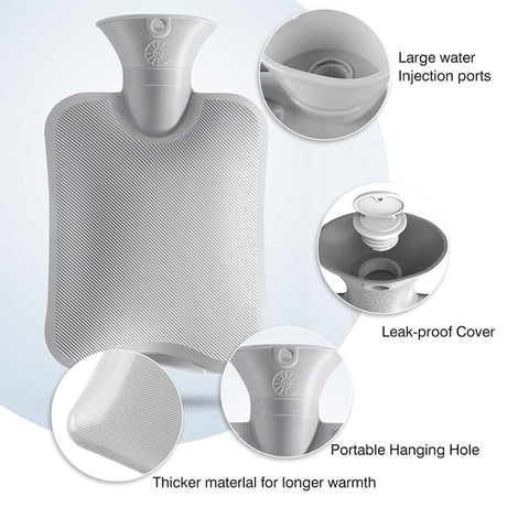 Hjemix | Plysj påfyllbar varmtvannflaske belte