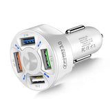 Hjemix | 4 porter USB bil lader hurtig lading