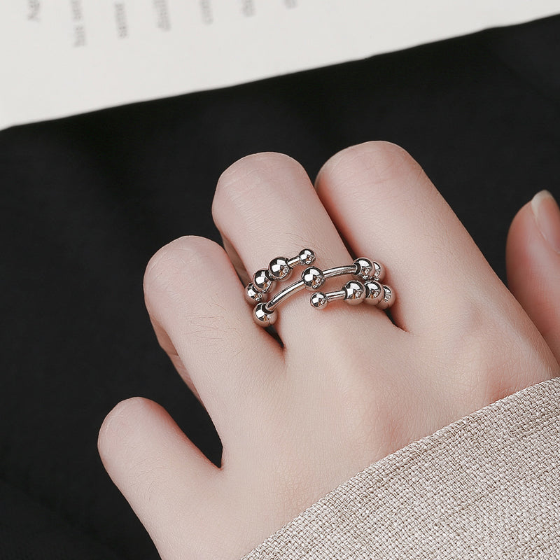 Hjemix | Distribuer Dine Frykt Sirkel Perler Fidget Ring