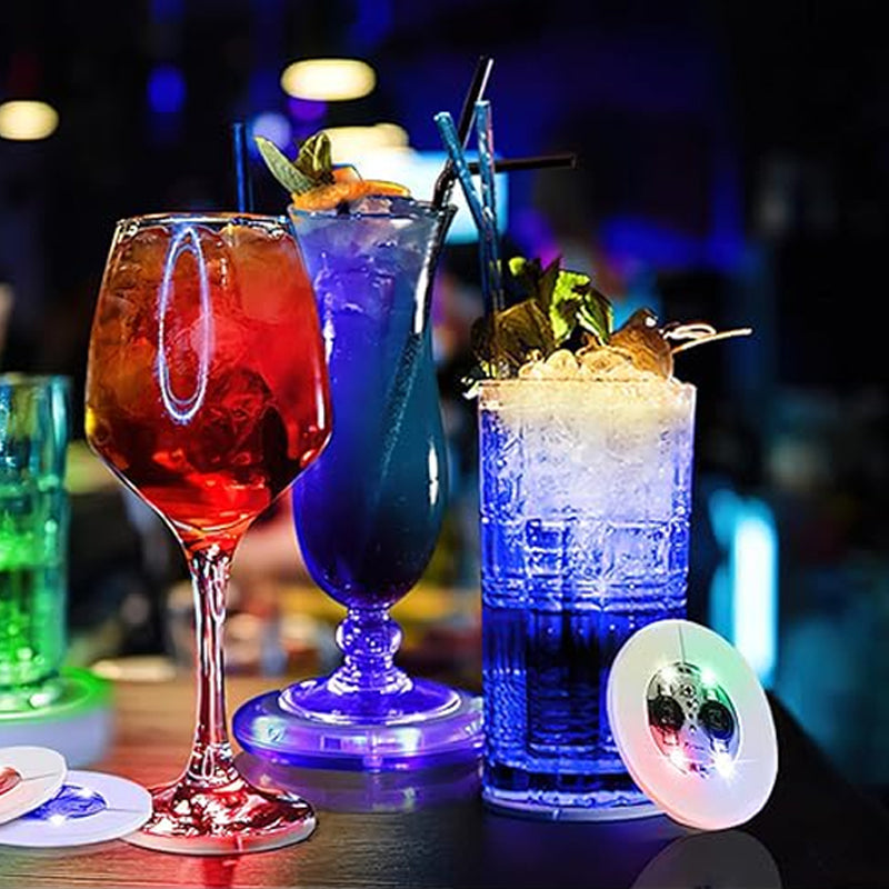 Hjemix | LED lysende flaske klistremerker og coasters