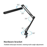 Hjemix | LED Foldbar Lang Arm Klips Øyevern USB Leselampe