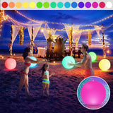 Hjemix | LED Lykt 16 Farger Glødende Strandball