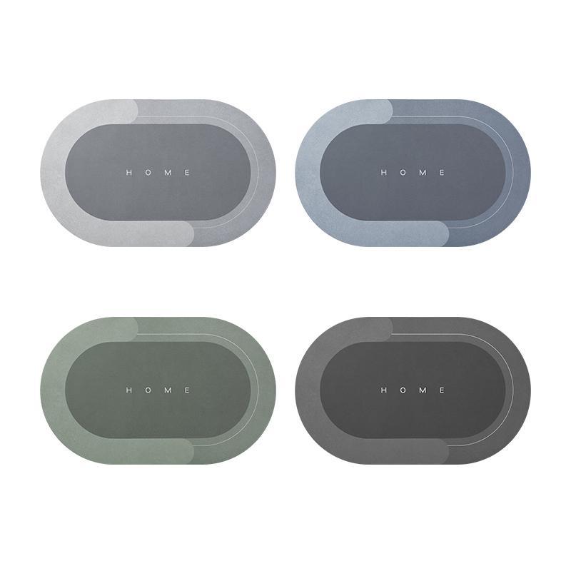 Hjemix | Superabsorberende gulvmatte for hjemmet, bad, myk, hurtigtørrende matte